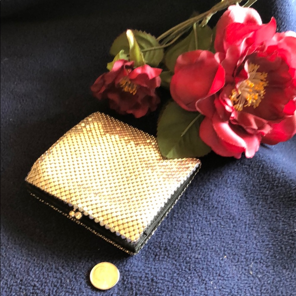 Silver mesh wallet